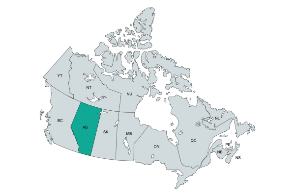 Rainhouse Service Areas in Alberta