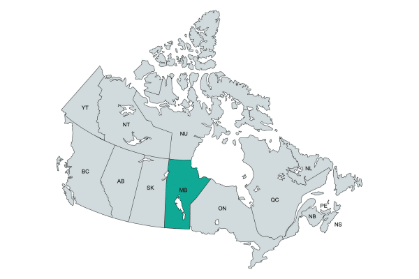 Rainhouse Service Areas in Manitoba
