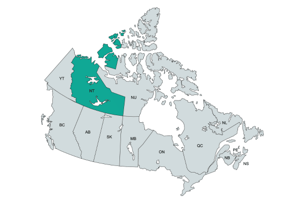 Rainhouse Service Areas in Northwest Territories