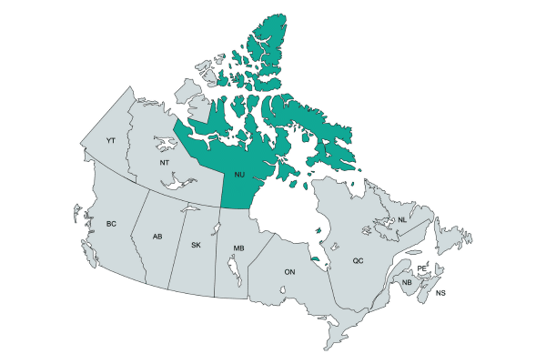 Rainhouse Service Areas in Nunavut