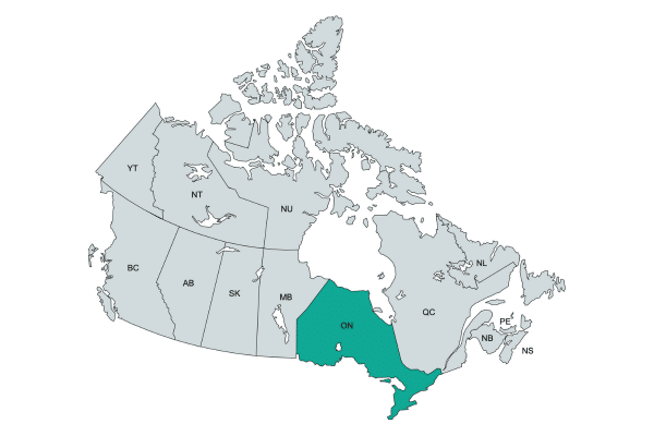 Rainhouse Service Areas in Ontario