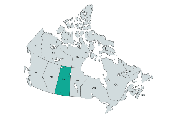 Rainhouse Service Areas in Saskatchewan