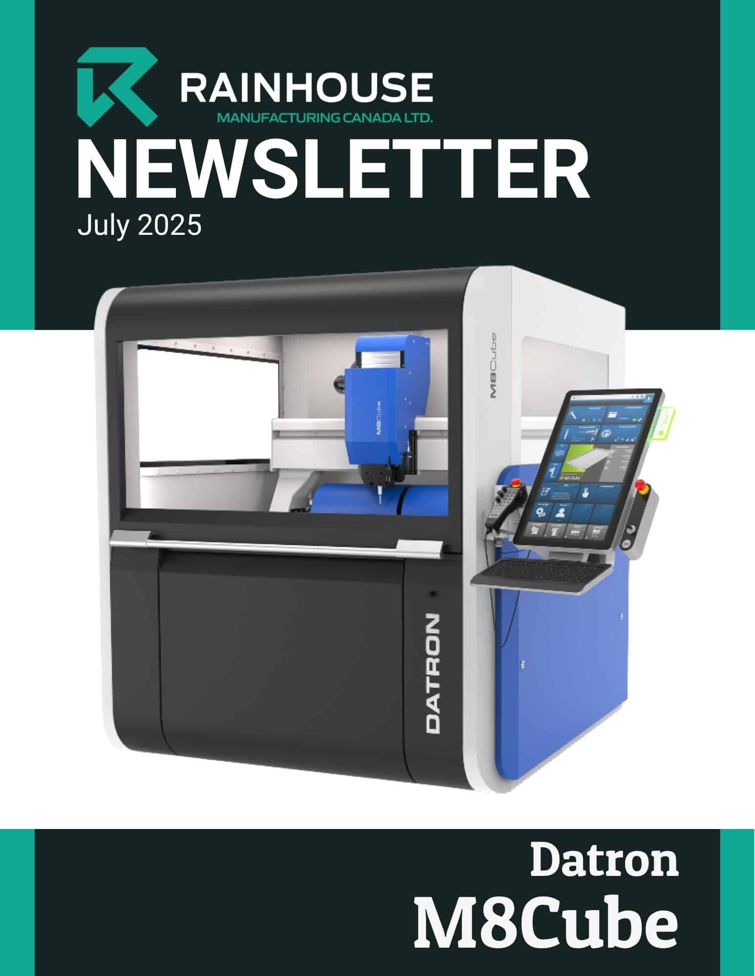 4-Axis CNC Milling Machine: Datron M8Cube